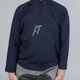 Boys' Sport Active Quarter-Zip Mock Neck Top