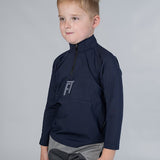Boys' Sport Active Quarter-Zip Mock Neck Top