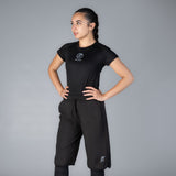 FT Womens Sports Active 2 In 1 Gym Legging Short (full length legging)