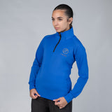 Women's Quarter-Zip Heavy-Stretch Interlock Jersey Top