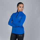 Women's Quarter-Zip Heavy-Stretch Interlock Jersey Top