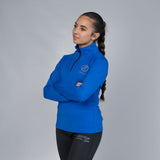 Women's Quarter-Zip Heavy-Stretch Interlock Jersey Top