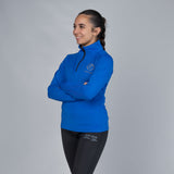 Women's Quarter-Zip Heavy-Stretch Interlock Jersey Top