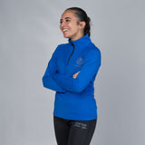 Women's Quarter-Zip Heavy-Stretch Interlock Jersey Top