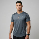 Men's Sport Active Mesh-Panel Gym T-Shirt