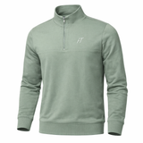 Men's Quarter-Zip Mock Neck Sweatshirt