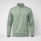 Men's Quarter-Zip Mock Neck Sweatshirt