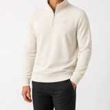 Men's Quarter-Zip Mock Neck Sweatshirt
