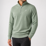 Men's Quarter-Zip Mock Neck Sweatshirt